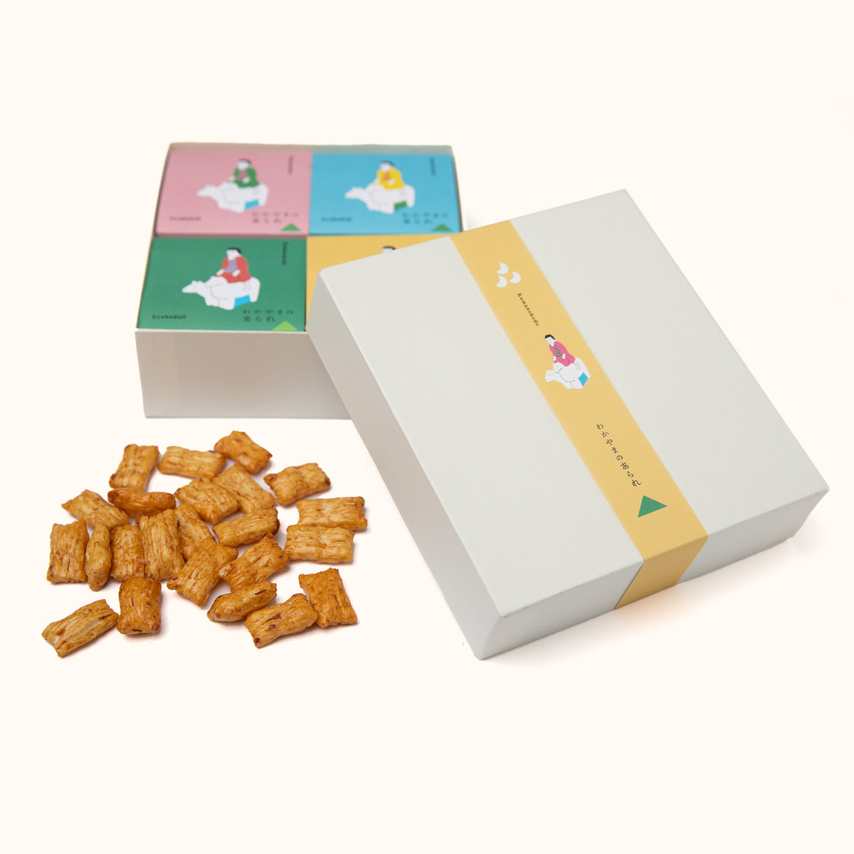 JAPANESE RICE CRACKER - SET OF 4– HANDMADE
